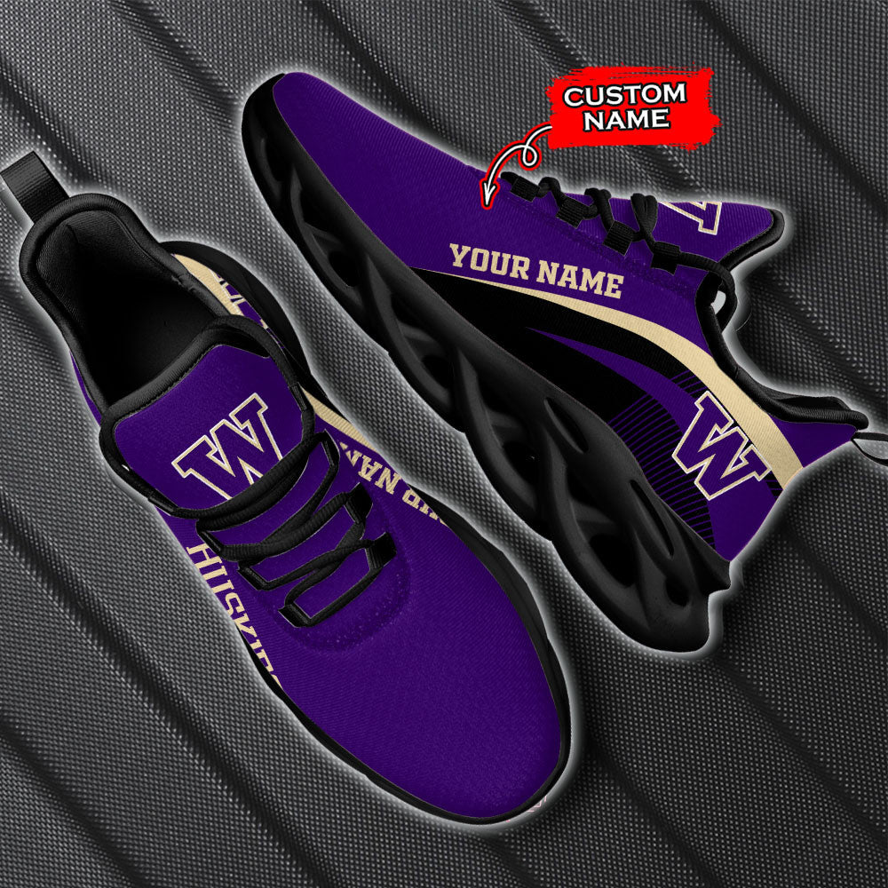 Washington Huskies Max Soul Shoes Sneakers For Men And Women