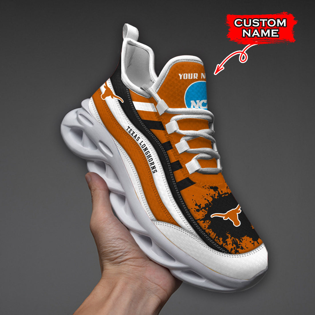 Texas Longhorns Max Soul Shoes Sneakers For Men And Women