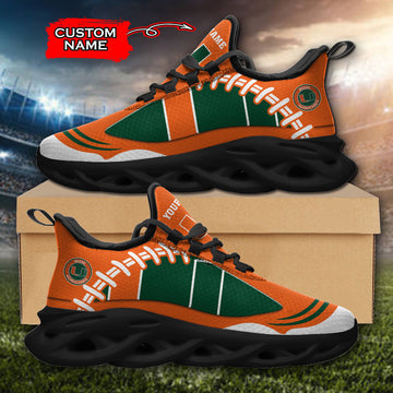 Miami Hurricanes Max Soul Shoes Sneakers For Men And Women