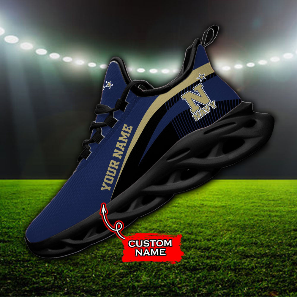 Navy Midshipmen Max Soul Shoes Sneakers For Men And Women