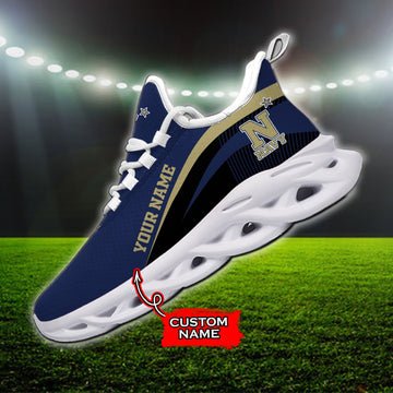 Navy Midshipmen Max Soul Shoes Sneakers For Men And Women