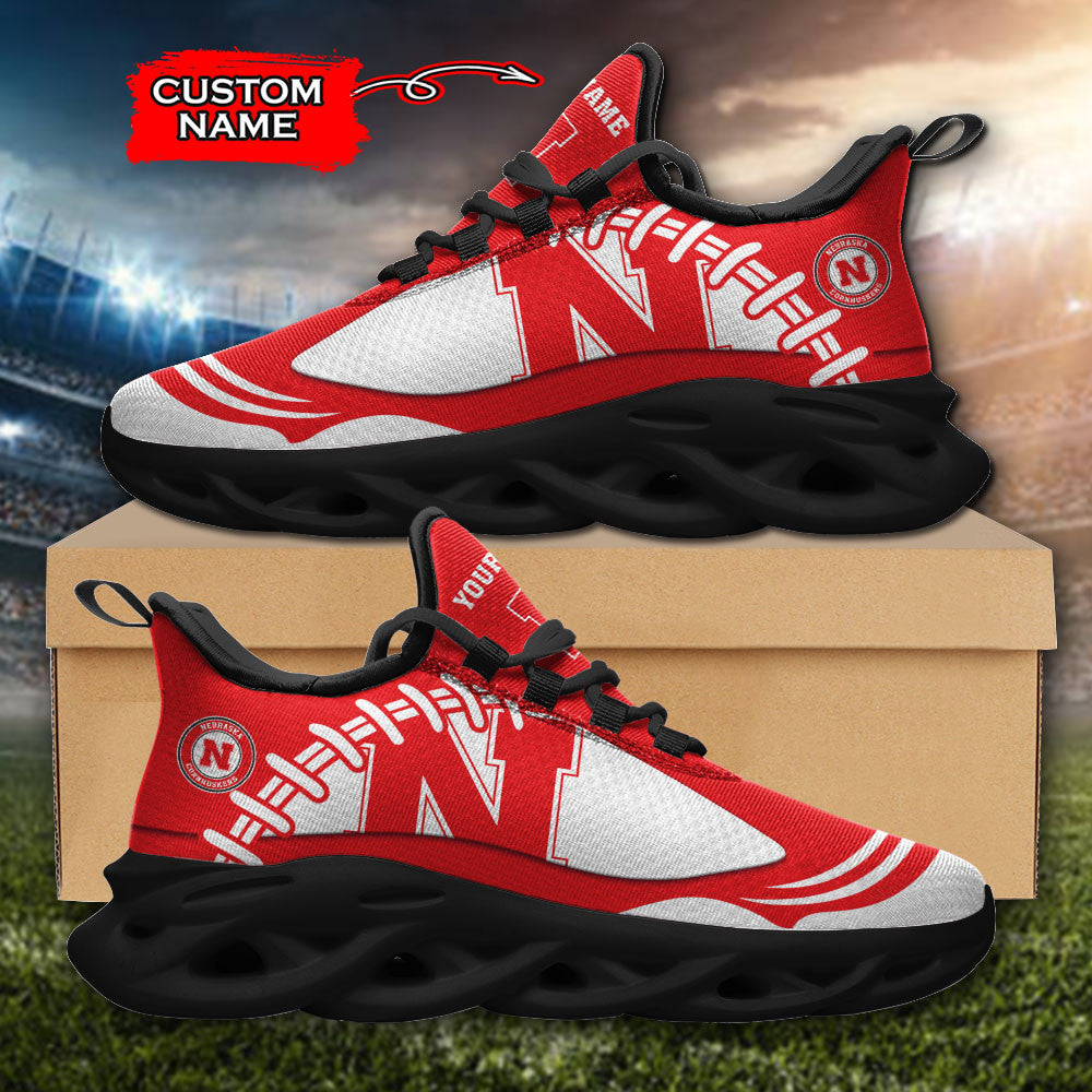 Nebraska Cornhuskers Max Soul Shoes Sneakers For Men And Women
