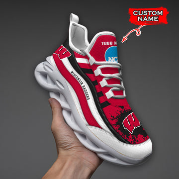 Wisconsin Badgers Max Soul Shoes Sneakers For Men And Women
