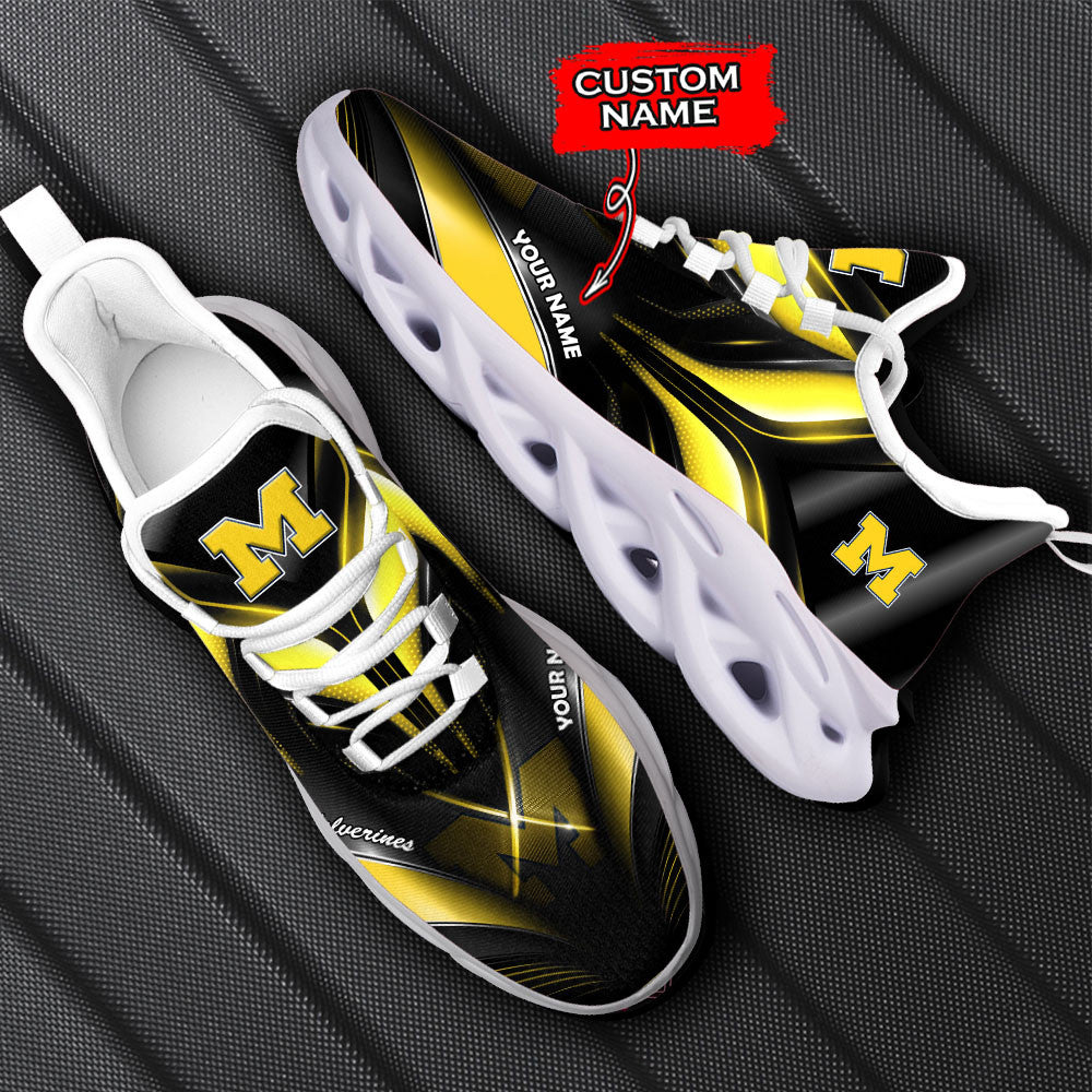 Michigan Wolverines Max Soul Shoes Sneakers For Men And Women