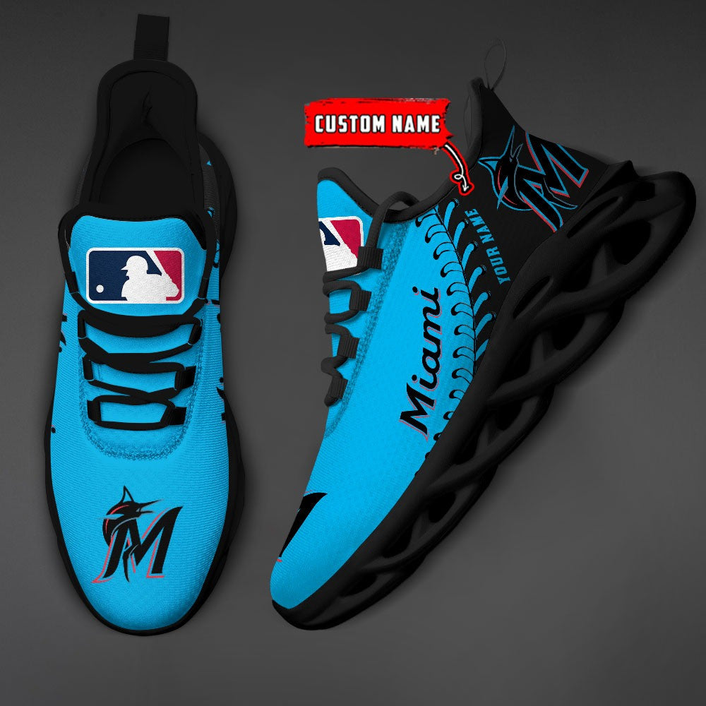 Miami Marlins Max Soul Shoes Sneakers For Men And Women