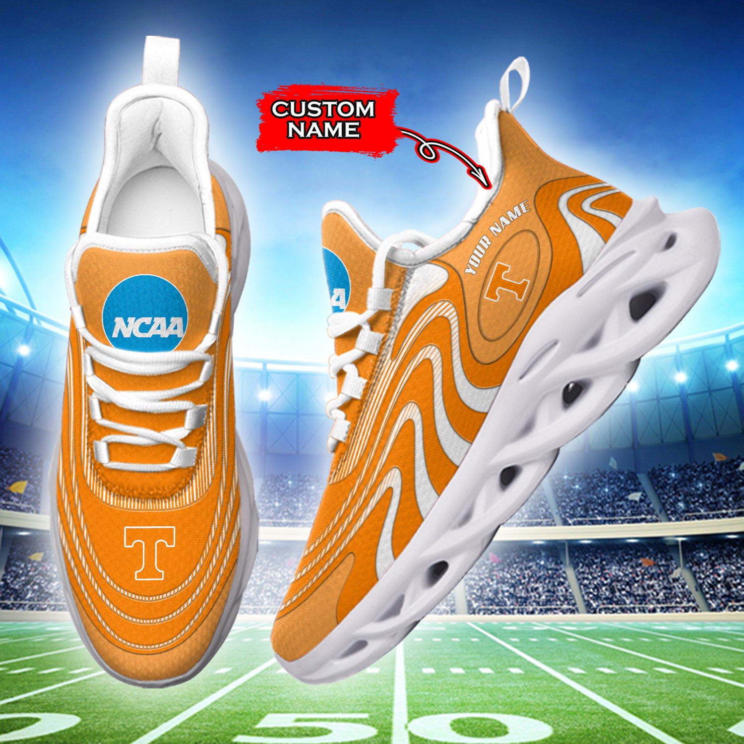 Tennessee Volunteers Max Soul Shoes Sneakers For Men And Women