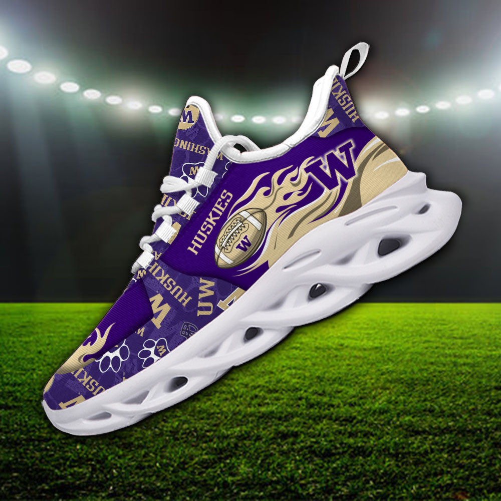 Washington Huskies Max Soul Shoes Sneakers For Men And Women