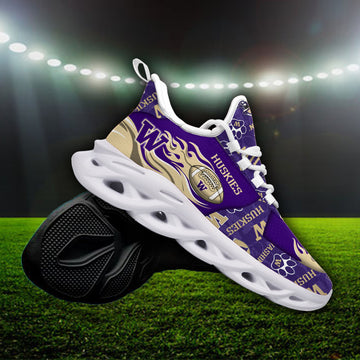 Washington Huskies Max Soul Shoes Sneakers For Men And Women