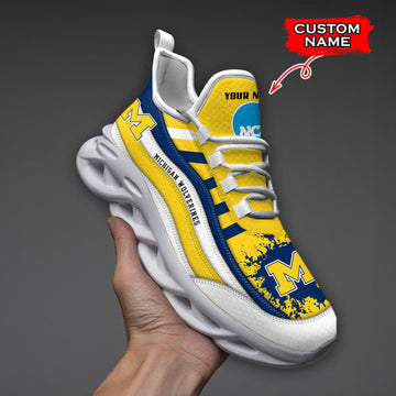 Michigan Wolverines Max Soul Shoes Sneakers For Men And Women