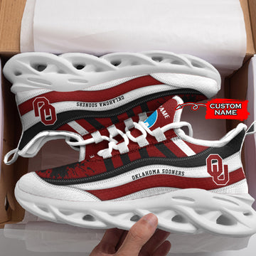Oklahoma Sooners Max Soul Shoes Sneakers For Men And Women