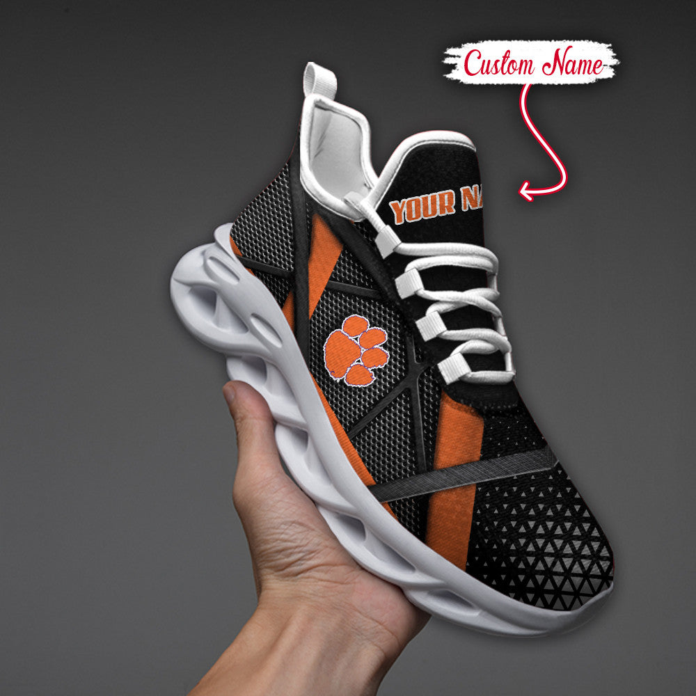 Clemson Tigers Max Soul Shoes Sneakers For Men And Women