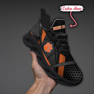 Clemson Tigers Max Soul Shoes Sneakers For Men And Women