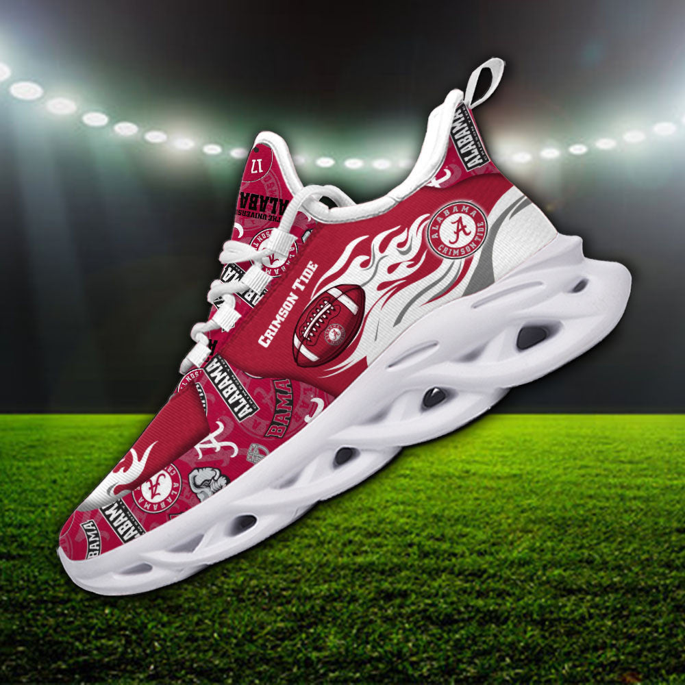 Alabama Crimson Tide Max Soul Shoes Sneakers For Men And Women