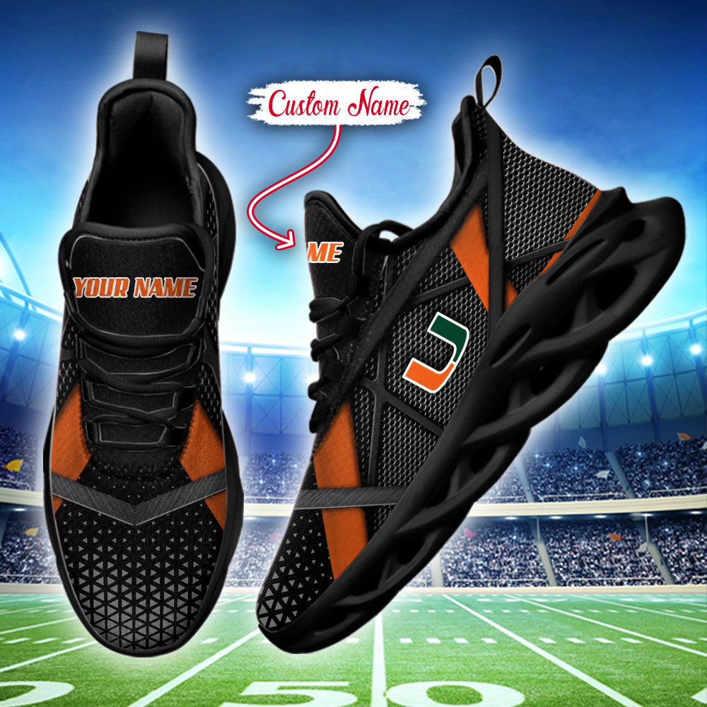 Miami Hurricanes Max Soul Shoes Sneakers For Men And Women
