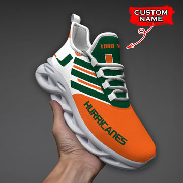 Miami Hurricanes Max Soul Shoes Sneakers For Men And Women