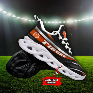 Clemson Tigers Max Soul Shoes Sneakers For Men And Women
