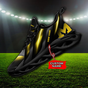 Michigan Wolverines Max Soul Shoes Sneakers For Men And Women