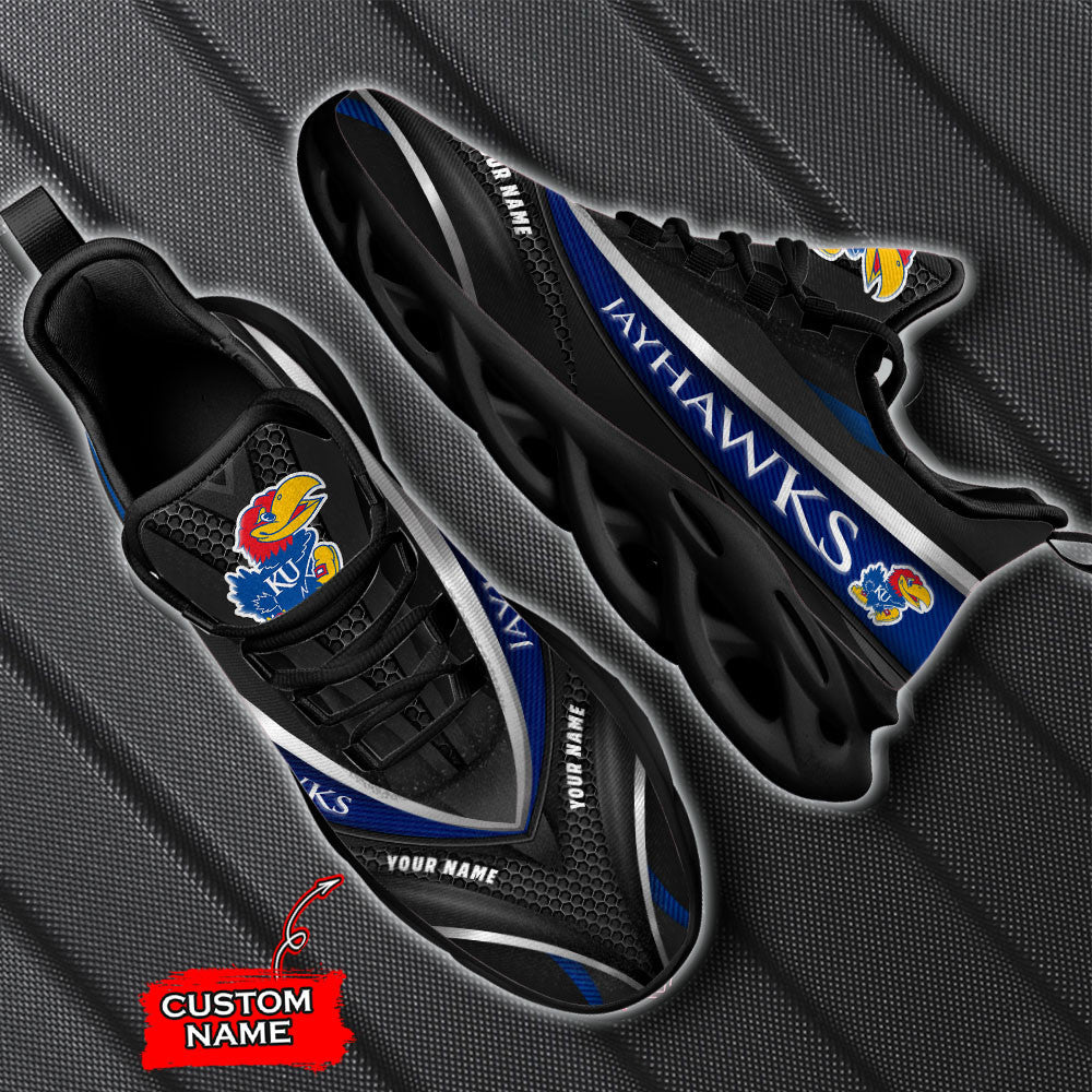 Kansas Jayhawks Max Soul Shoes Sneakers For Men And Women