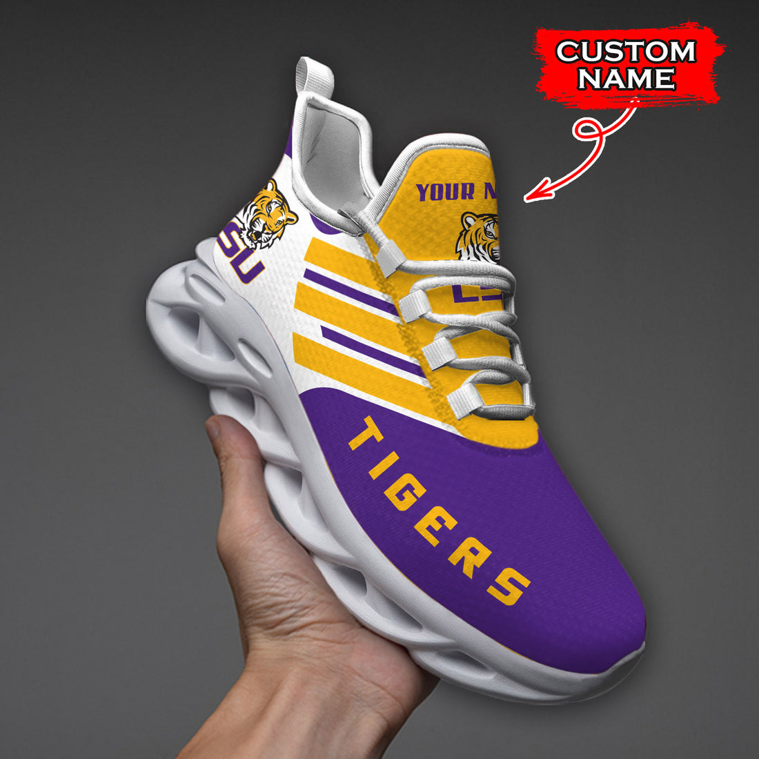 LSU Tigers Max Soul Shoes Sneakers For Men And Women