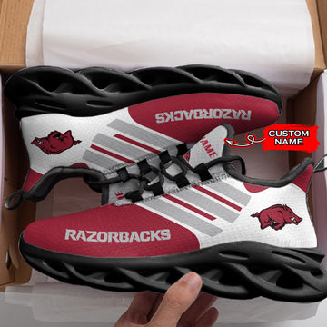 Arkansas Razorbacks Max Soul Shoes Sneakers For Men And Women