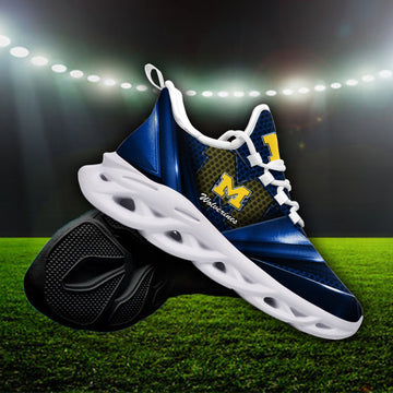 Michigan Wolverines Max Soul Shoes Sneakers For Men And Women