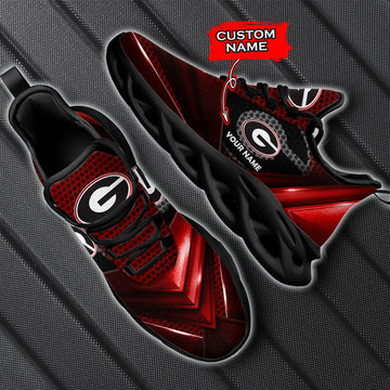 Georgia Bulldogs Max Soul Shoes Sneakers For Men And Women