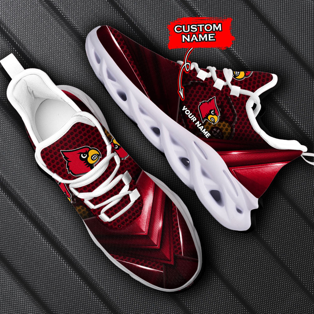 Louisville Cardinals Max Soul Shoes Sneakers For Men And Women