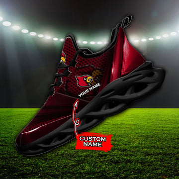 Louisville Cardinals Max Soul Shoes Sneakers For Men And Women