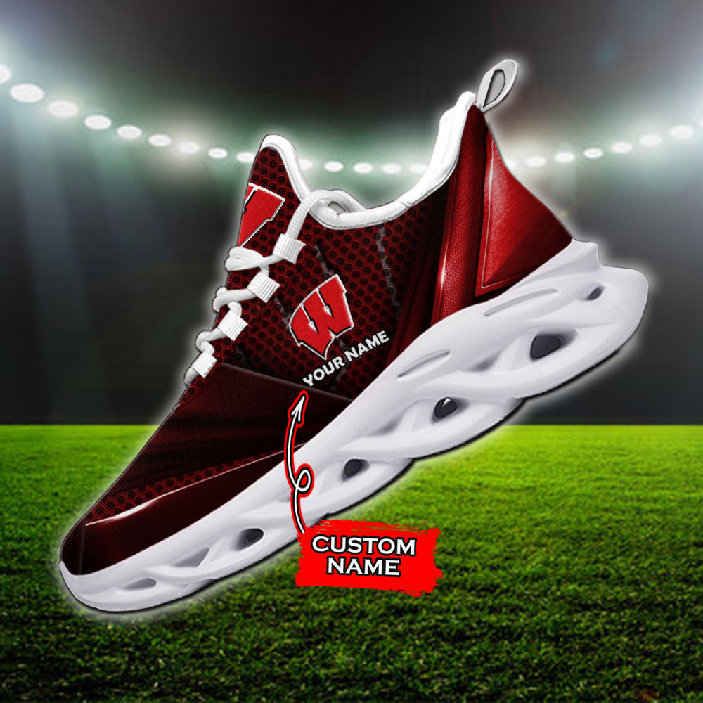 Wisconsin Badgers Max Soul Shoes Sneakers For Men And Women