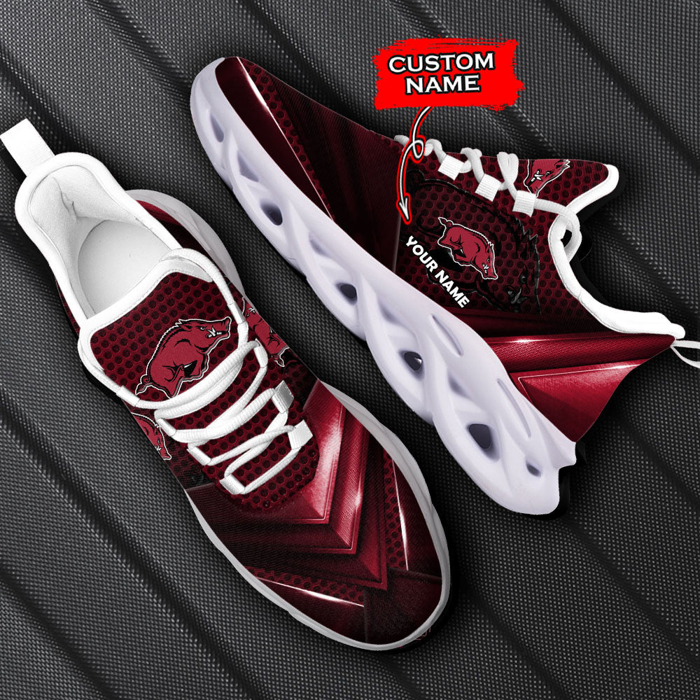 Arkansas Razorbacks Max Soul Shoes Sneakers For Men And Women