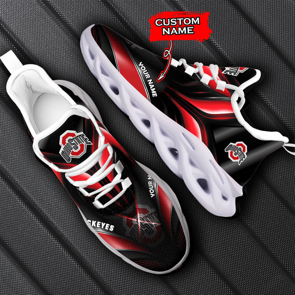 Ohio State Buckeyes Max Soul Shoes Sneakers For Men And Women