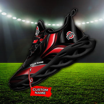 Ohio State Buckeyes Max Soul Shoes Sneakers For Men And Women