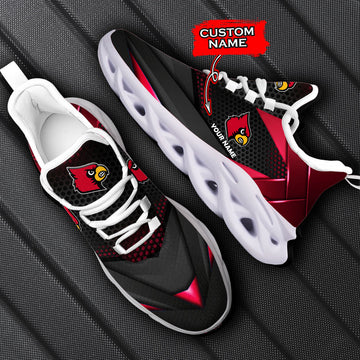 Louisville Cardinals Max Soul Shoes Sneakers For Men And Women