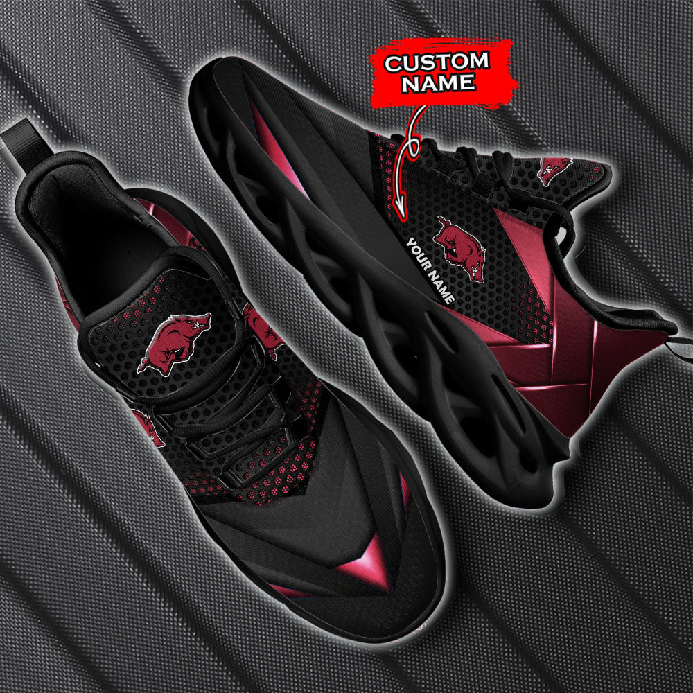Arkansas Razorbacks Max Soul Shoes Sneakers For Men And Women