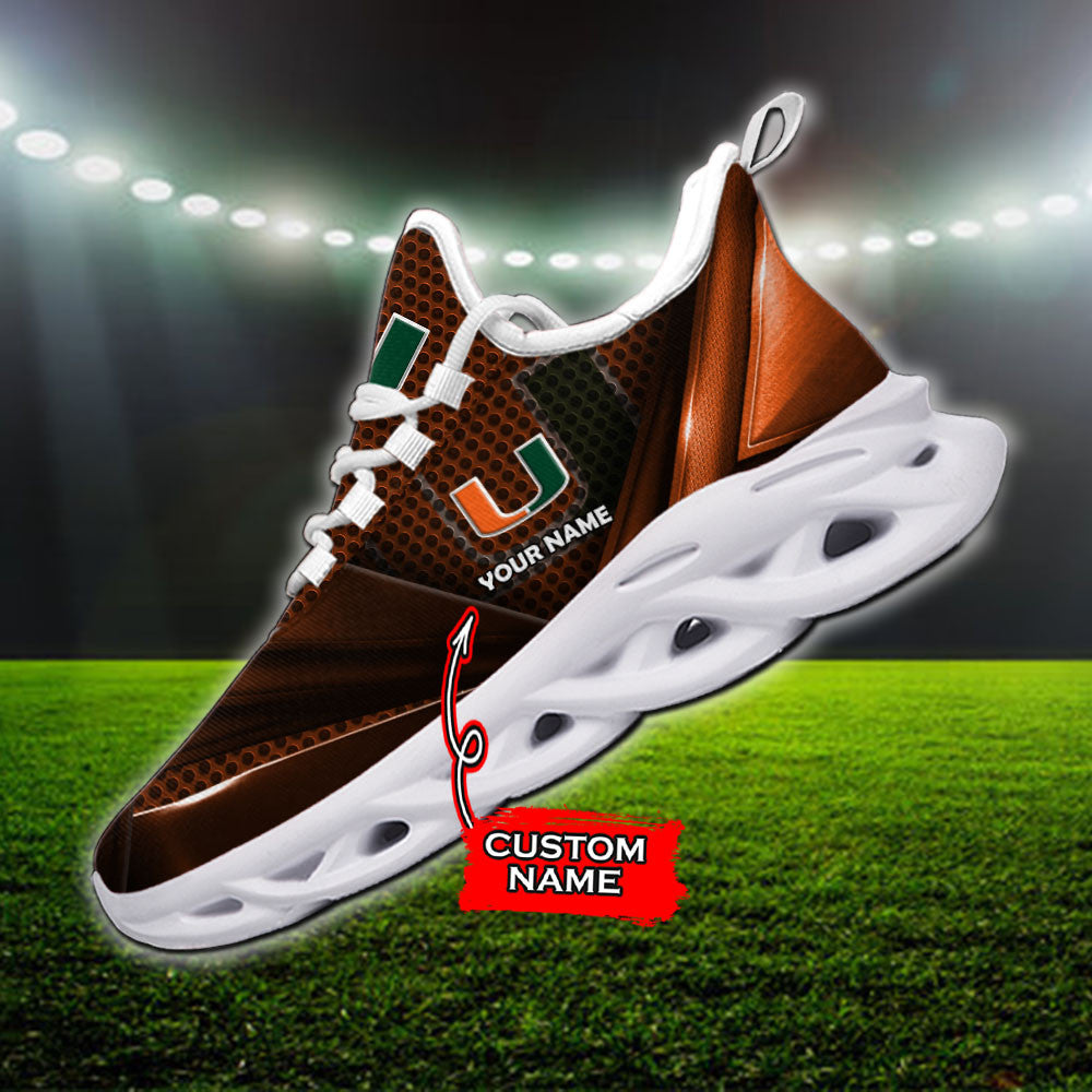 Miami Hurricanes Max Soul Shoes Sneakers For Men And Women
