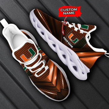 Miami Hurricanes Max Soul Shoes Sneakers For Men And Women