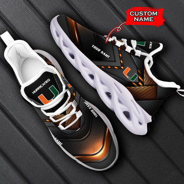 Miami Hurricanes Max Soul Shoes Sneakers For Men And Women