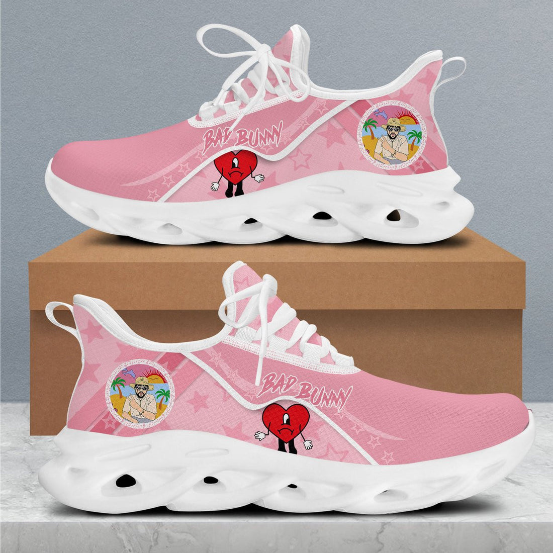 Bad Bunny Max Soul Shoes Sneakers For Men And Women