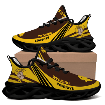 Wyoming Cowboys Yellow Brown Max Soul Shoes Sport Sneakers