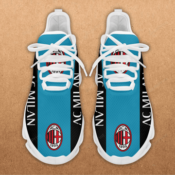 AC Milan Black Blue Line Max Soul Shoes Sport Sneakers