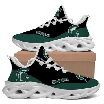 Michigan State Spartans Green Black Max Soul Shoes Sport Sneakers