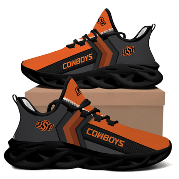 Oklahoma State Cowboys Orange Black Max Soul Shoes Sport Sneakers