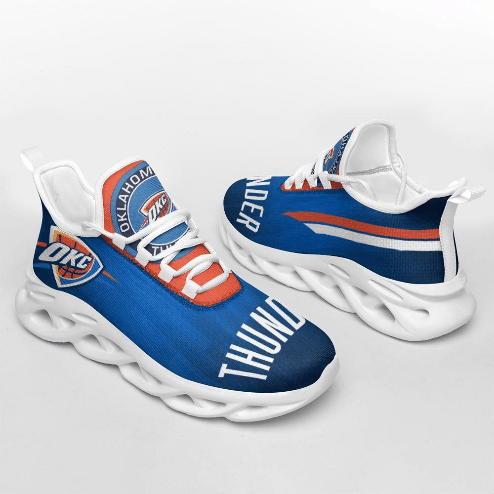NBA Oklahoma City Thunder Blue Max Soul Shoes Sport Sneakers