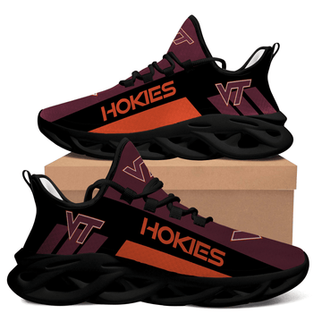 Virginia Tech Hokies Maroon Black Max Soul Shoes Sport Sneakers