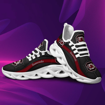 South Carolina Gamecocks Black Garnet Max Soul Shoes Sport Sneakers