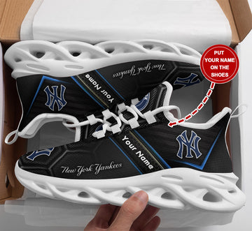 New York Yankees Personalized Max Soul Shoes, Running Sneakers 268