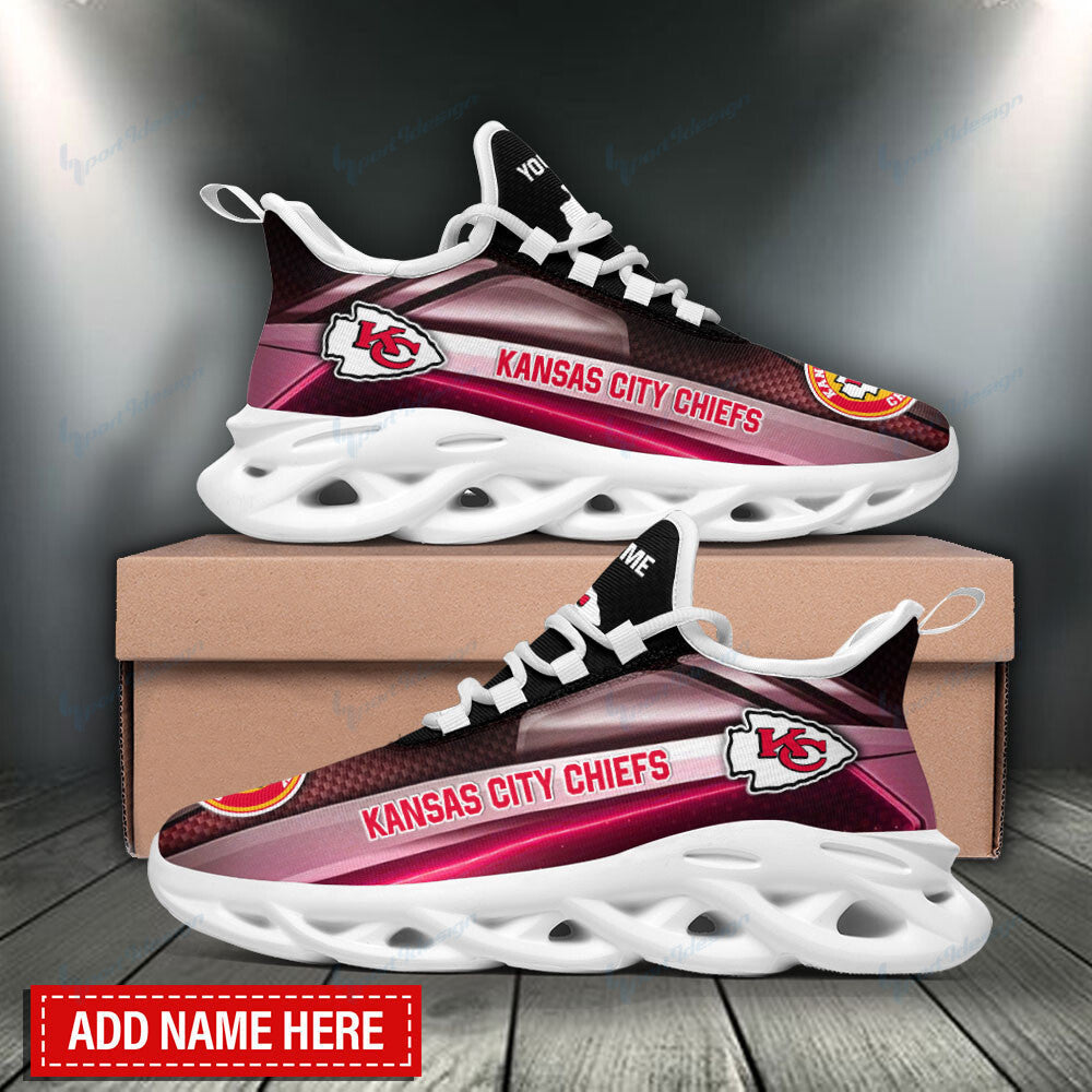 Kansas City Chiefs Personalized Max Soul Shoes, Running Sneakers BB882