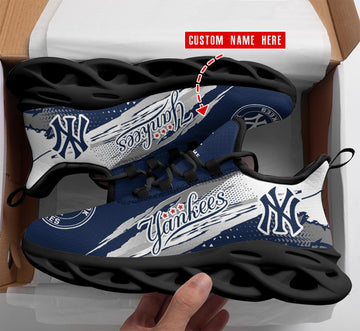New York Yankees Personalized Max Soul Shoes, Running Sneakers BB46