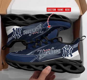 New York Yankees Personalized Max Soul Shoes, Running Sneakers BB38