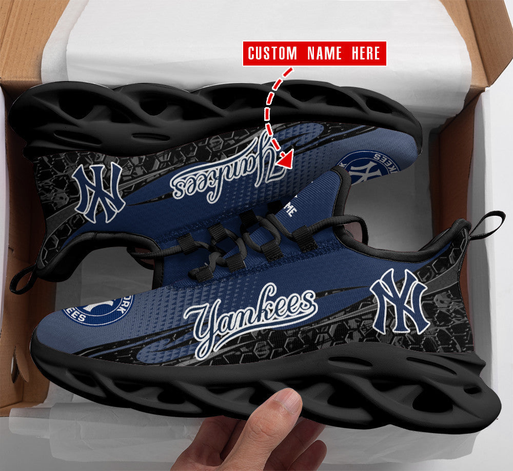 New York Yankees Personalized Max Soul Shoes, Running Sneakers BB143